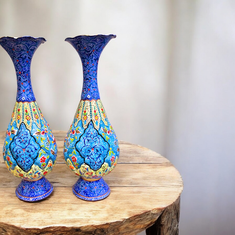 گلدان میناکاری