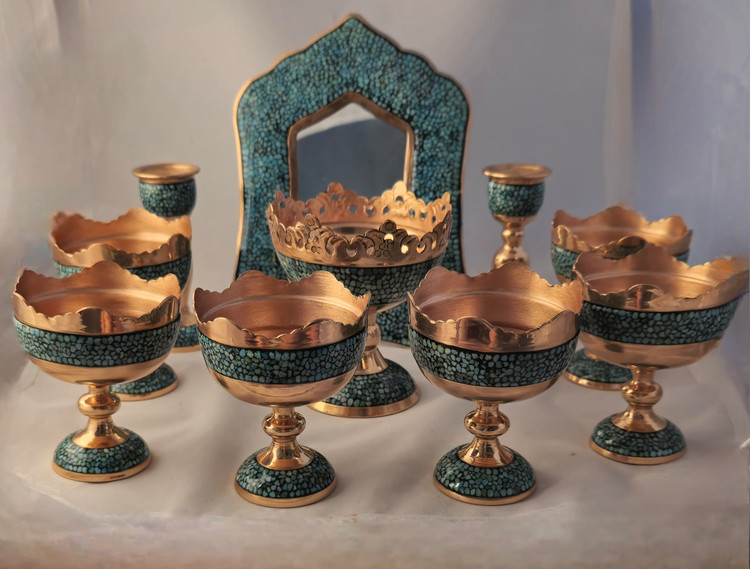 ست هفت سین فیروزه کوبی ( ۱۰پارچه )