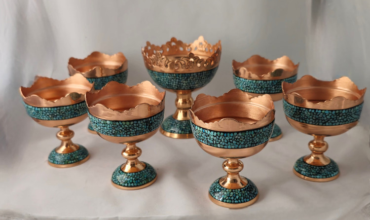 ست هفت سین فیروزه کوبی ( ۱۰پارچه )