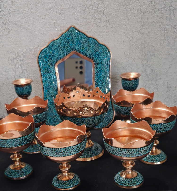 ست هفت سین فیروزه کوبی ( ۱۰پارچه )