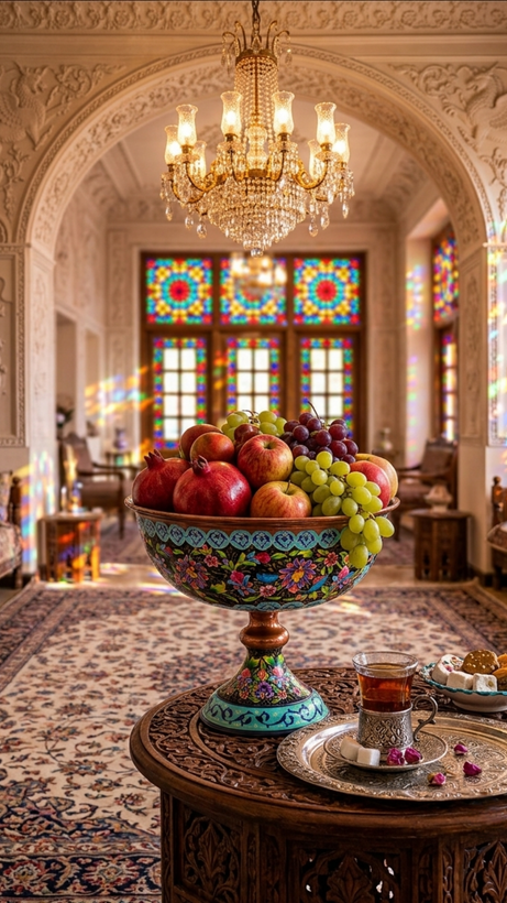کاسه پایه دار مس پرداز ۲۰سانتی متر